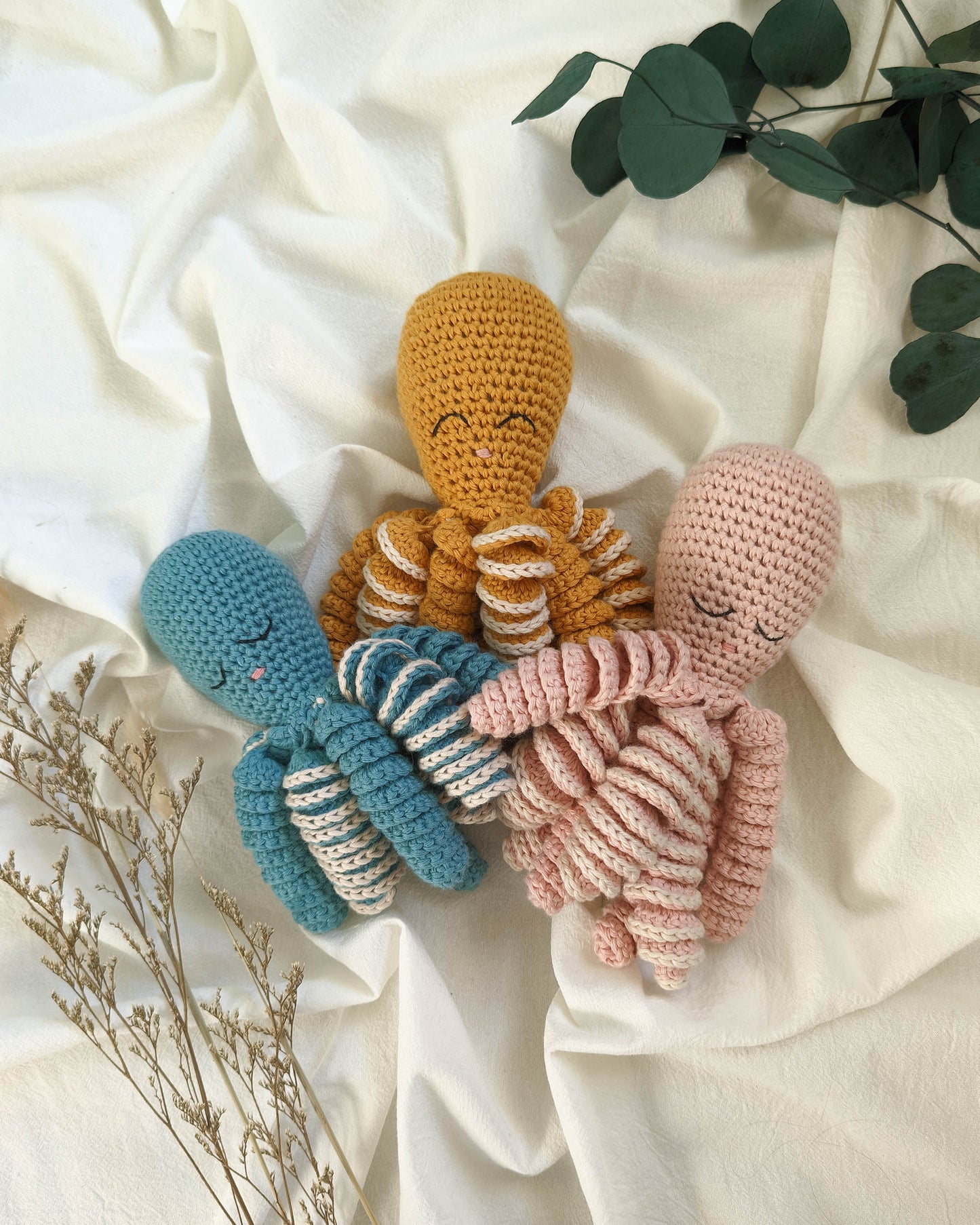PULPITO AMIGURUMI CON SONAJERO