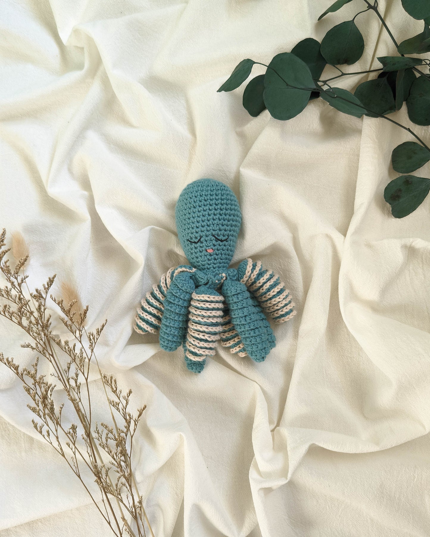 PULPITO AMIGURUMI CON SONAJERO