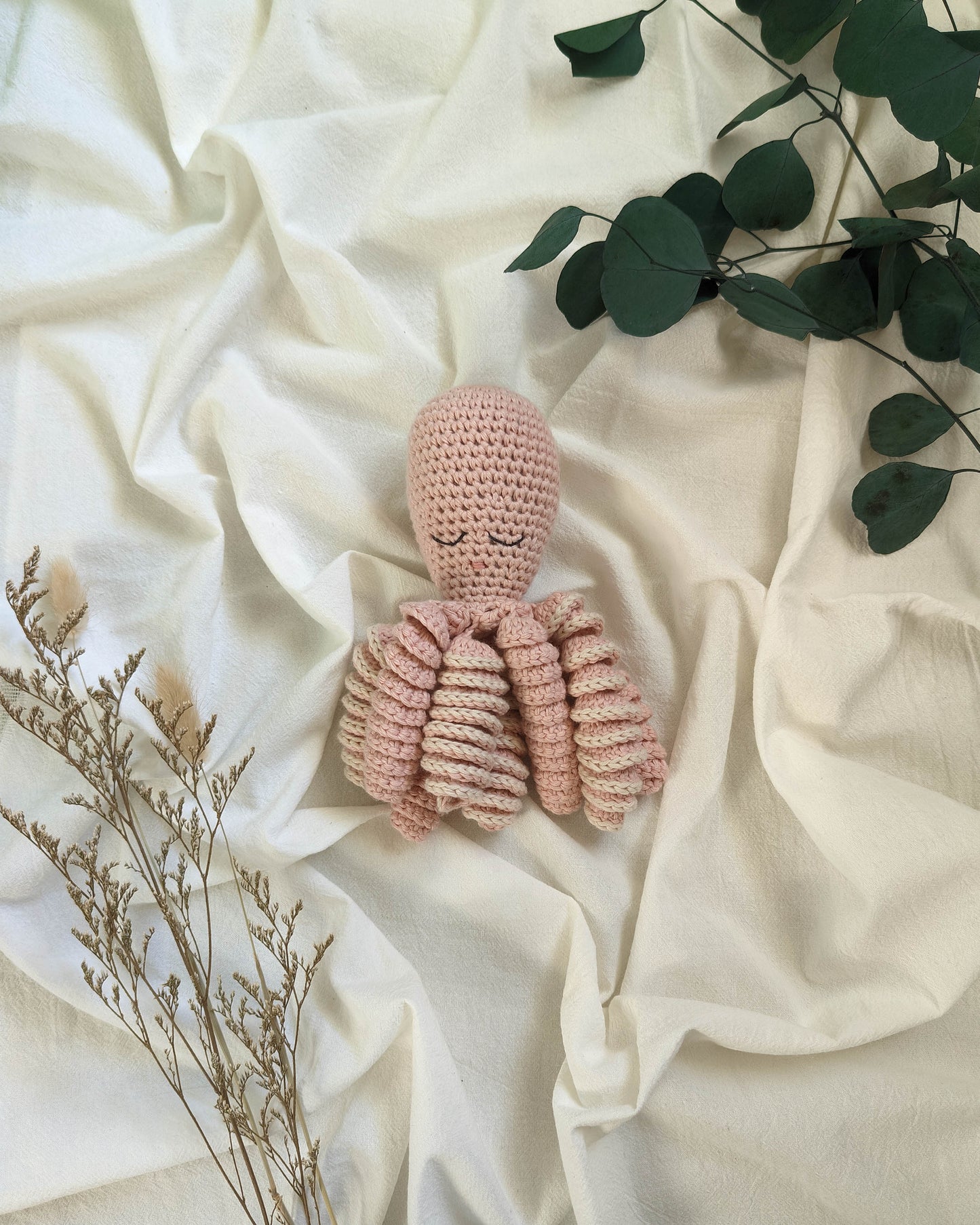 PULPITO AMIGURUMI CON SONAJERO