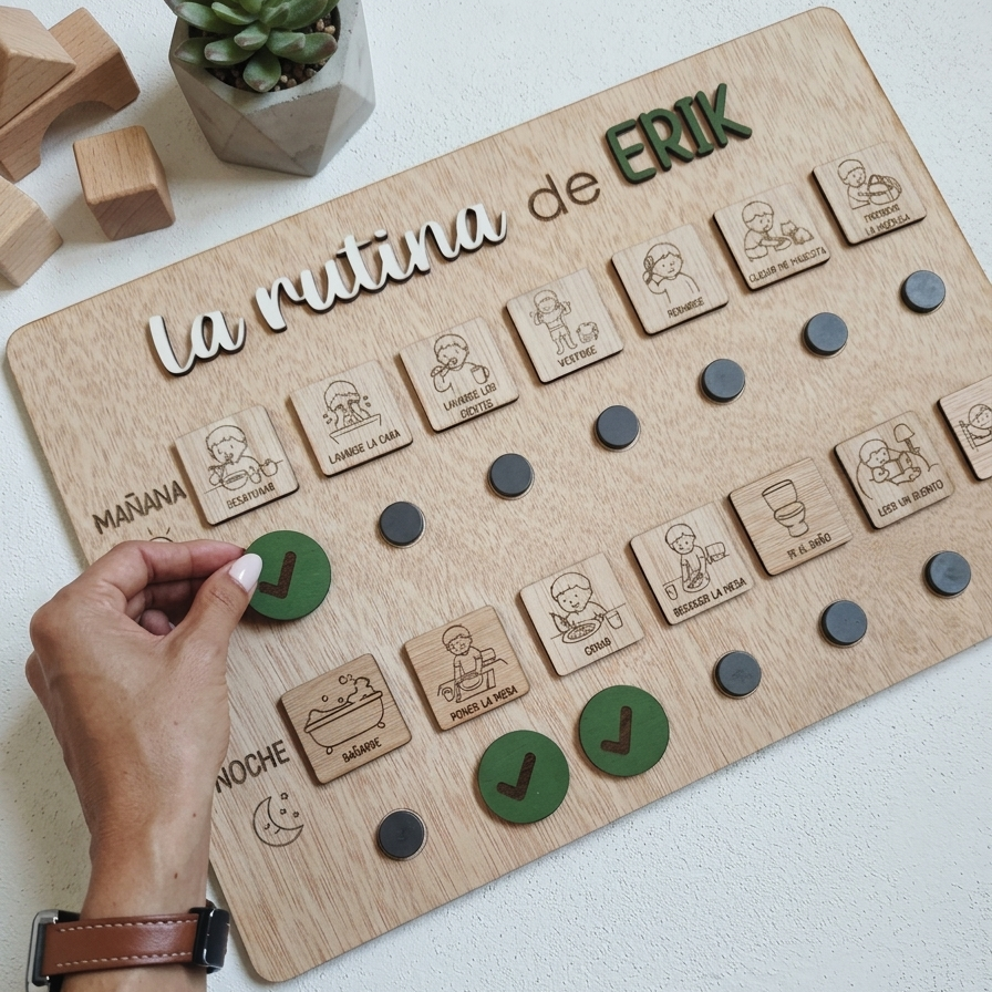 TABLA DE RUTINAS MONTESSORI