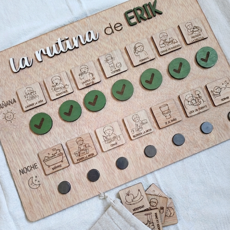 TABLA DE RUTINAS MONTESSORI
