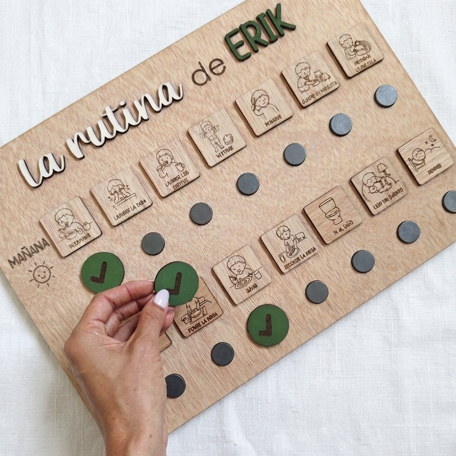 TABLA DE RUTINAS MONTESSORI