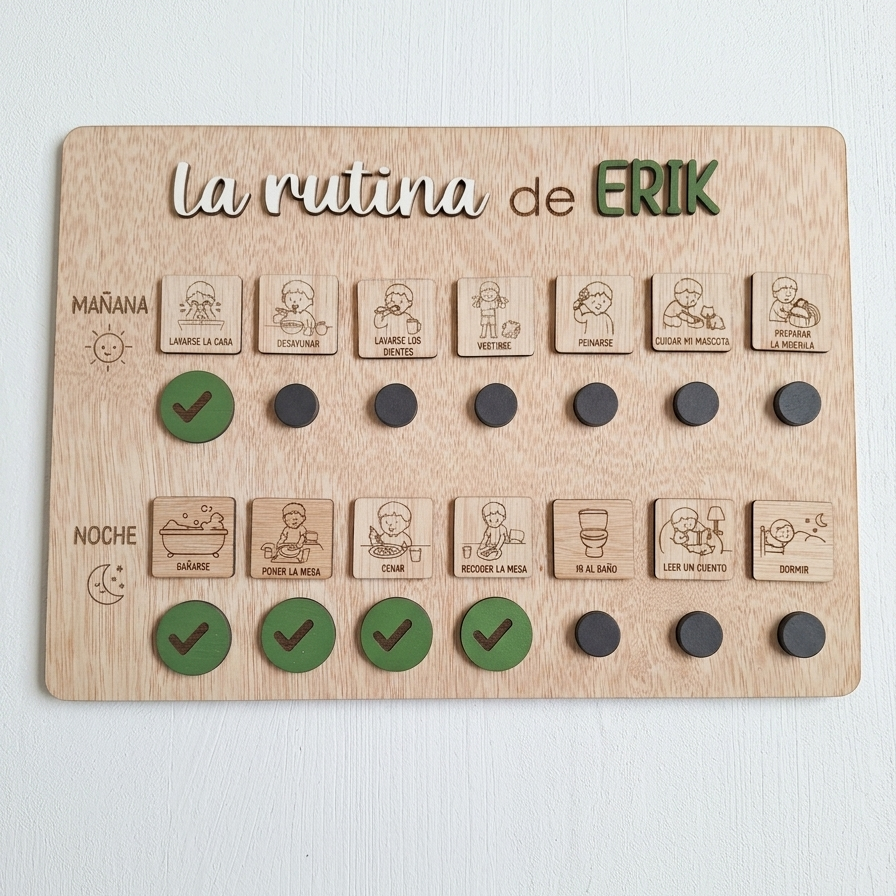 TABLA DE RUTINAS MONTESSORI