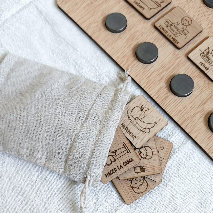 TABLA DE RUTINAS MONTESSORI