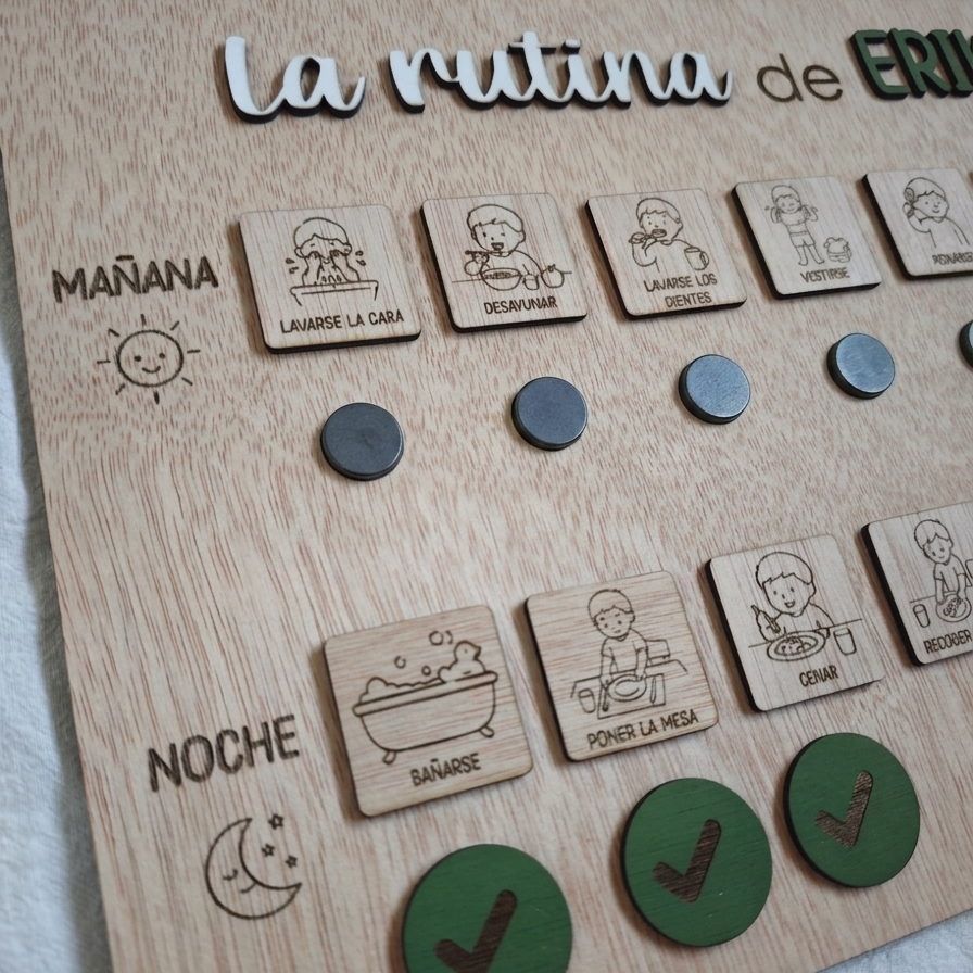 TABLA DE RUTINAS MONTESSORI