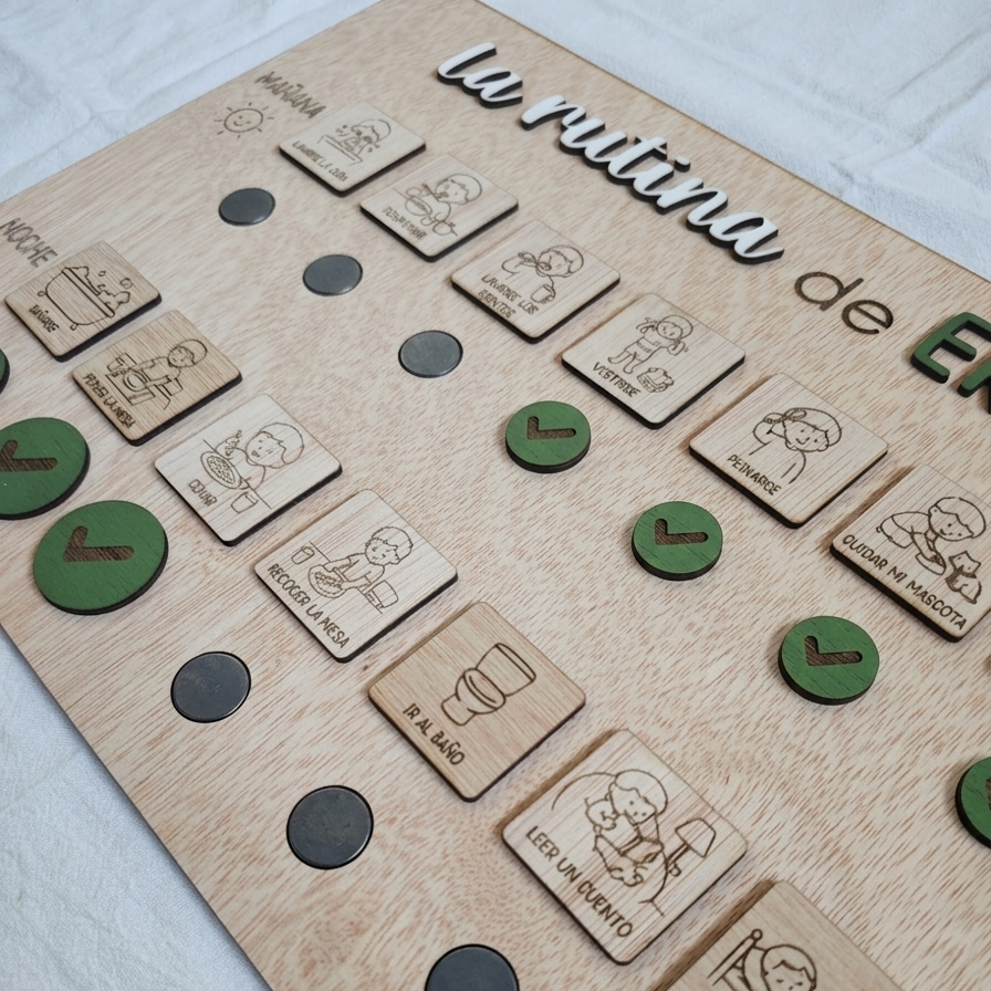 TABLA DE RUTINAS MONTESSORI