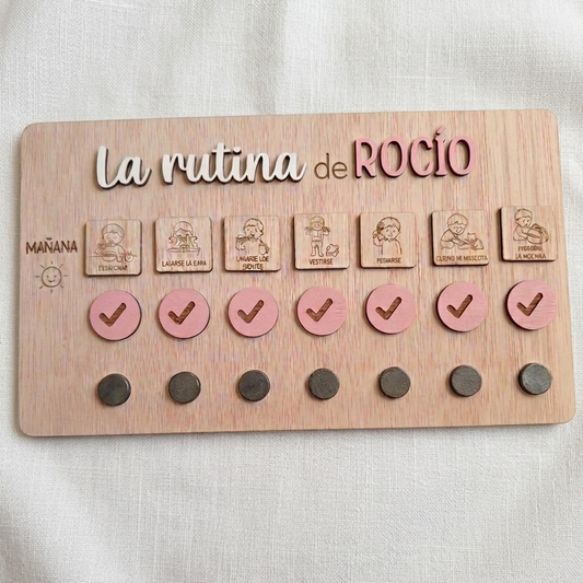TABLA MEDIA RUTINA MONTESSORI