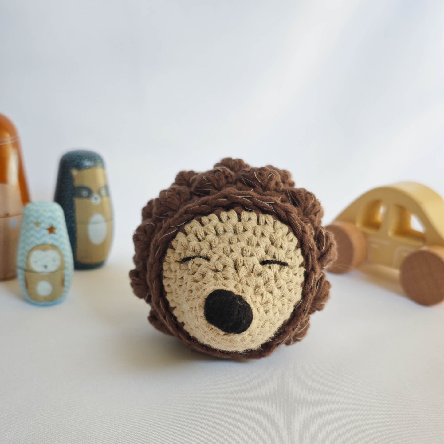 ERIZO AMIGURUMI SONAJERO