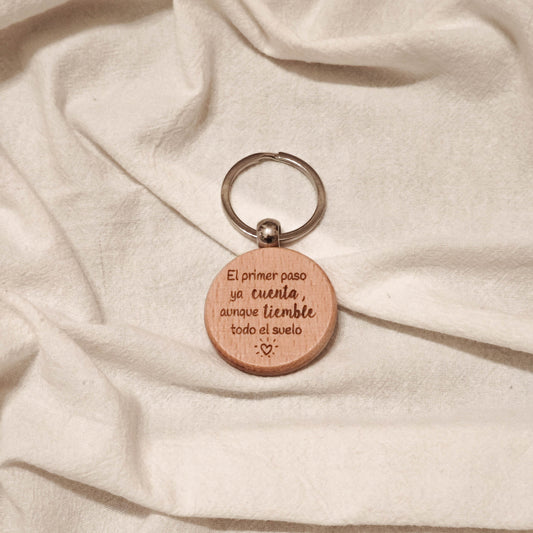 LLAVEROS MOTIVACIONALES DE MADERA