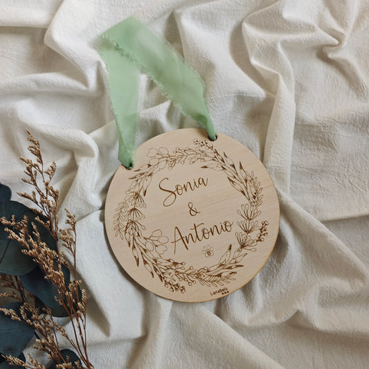 PLACA PARA COLGAR PERSONALIZADA