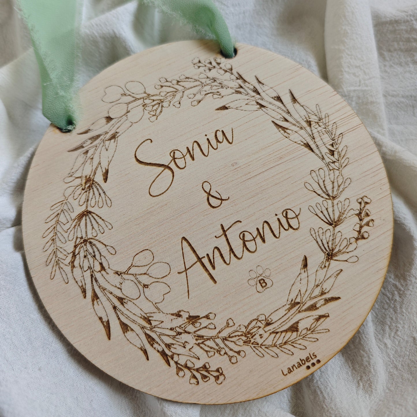 PLACA PARA COLGAR PERSONALIZADA