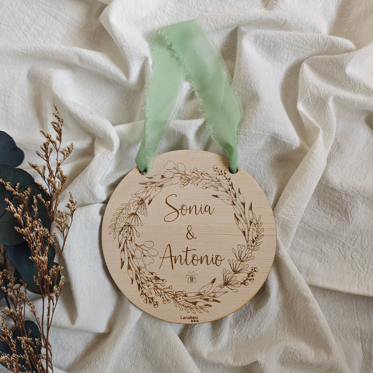 PLACA PARA COLGAR PERSONALIZADA